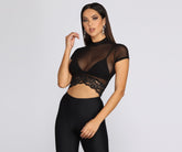 T-shirt court Mesh With Me